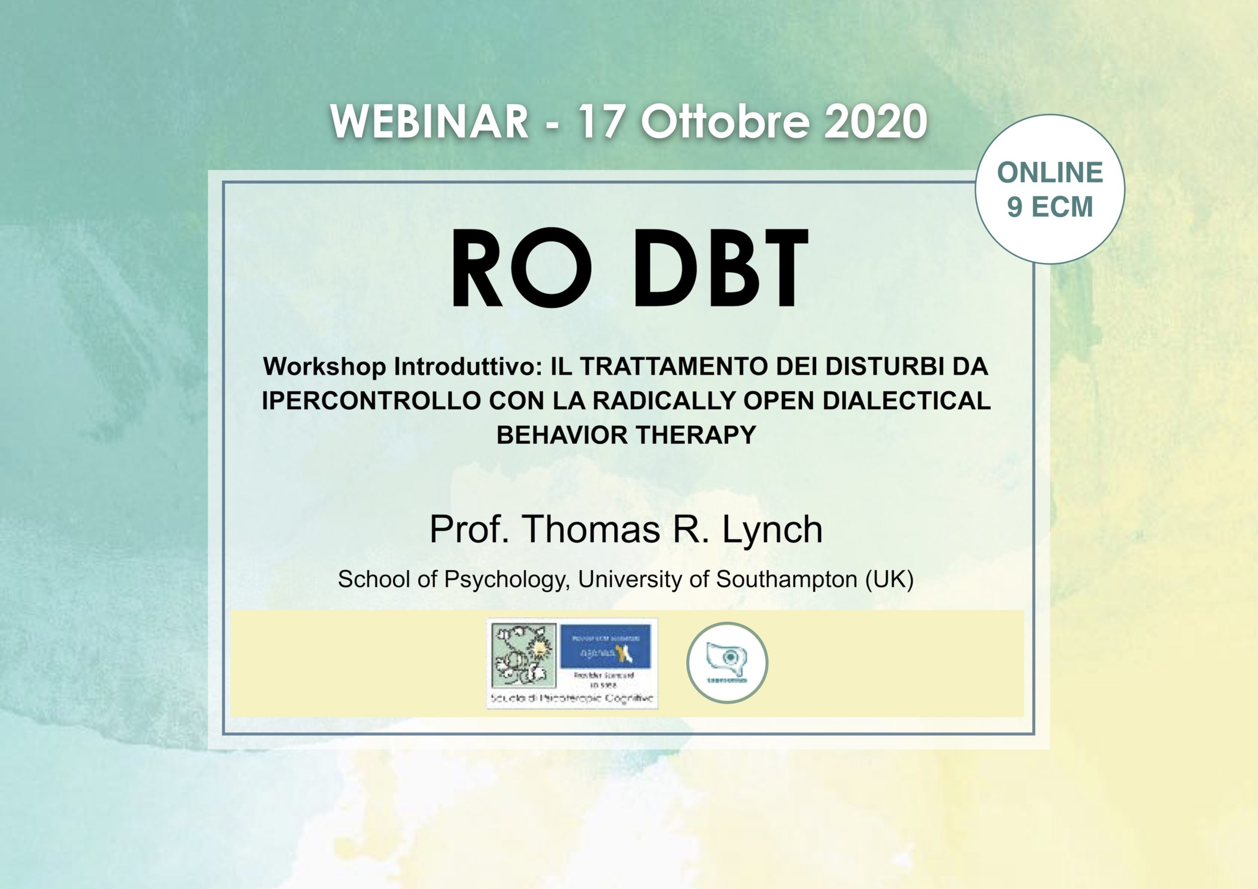 ro dbt, ro-dbt, dbt, radically open DBT, CBT, mancini, cavalletti, cheli, lynch, webinar, ECM