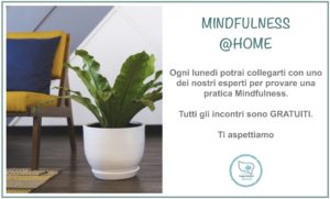 mindfulness @ home, mindfulness, online, evento gratuito, webinar